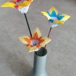 kwiat z origami